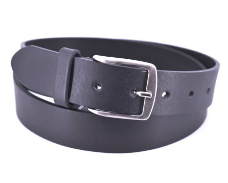 Kožený opasek Arteddy - tmavě modrá / 115