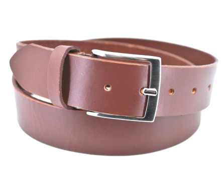 Kožený opasek Arteddy Made in italy - hnědá/115