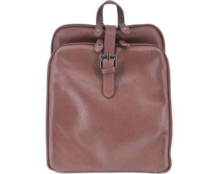 Dámský / dívčí kožený batoh a kabelka v jednom / Arteddy
