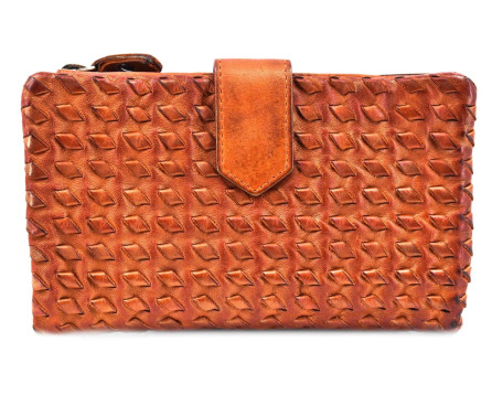 Dámská kožená peněženka Arteddy - oranžová