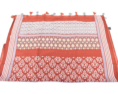 Dámský šátek - cihlová