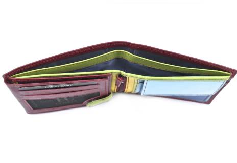 Pánská kožená peněženka Coveri - vínová