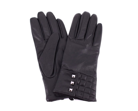 Dámské kožené rukavice Coveri Collection - černá (M)