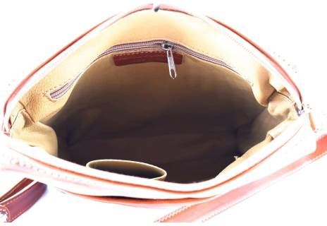 Kožená taška přes rameno crossbody