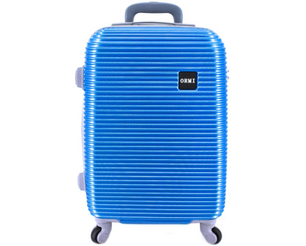 Cestovní kufr skořepinový - modrá (L) 90l