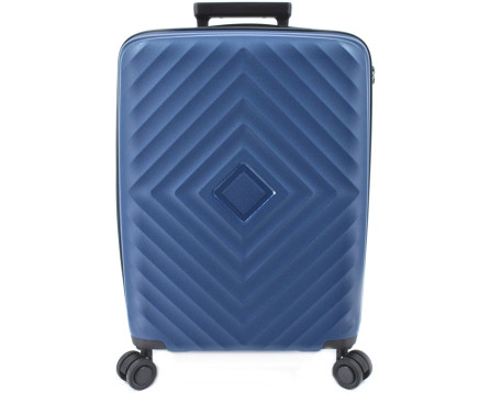 Cestovní kufr skořepinový PP - (L) 90l tmavě modrá