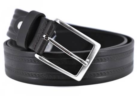 Kožený opasek - tmavě hnědá