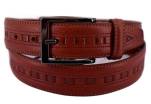 Kožený opasek - hnědá