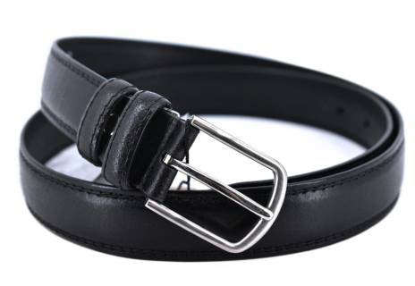 Kožený opasek - černá