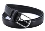 Kožený opasek - černá