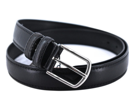 Kožený opasek - černá