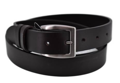 Kožený opasek - tmavě hnědá