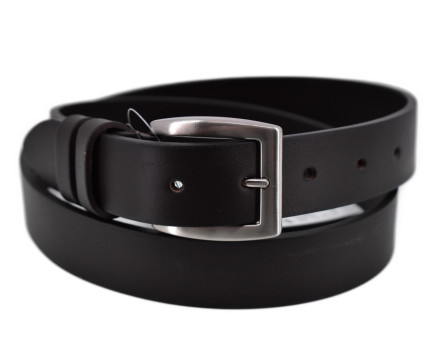 Kožený opasek - tmavě hnědá