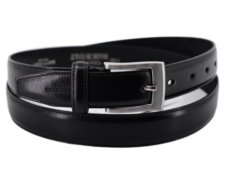 Kožený opasek - černá