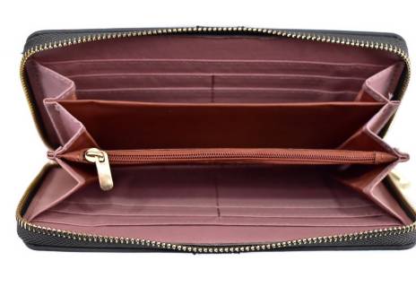 Dámská peněženka - tmavě šedá