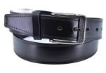 Pánský kožený opasek - černá/110