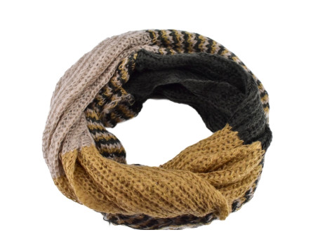 Tunelová šála - zelená 