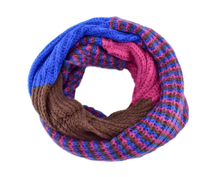 Tunelová šála - růžová