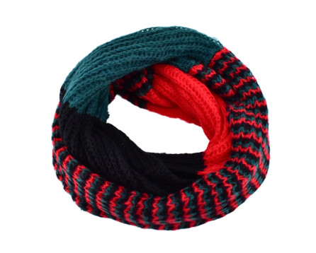 Tunelová šála - červená