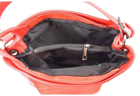 Dámská kožená  kabelka s klopnou Arteddy