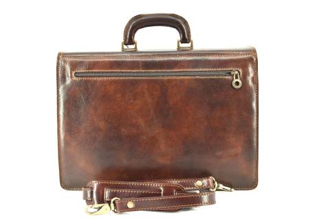 Kožená aktovka Arteddy - 2 komorová