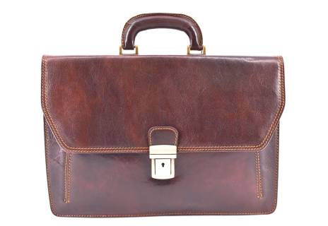 Kožená aktovka Arteddy - 2 komorová