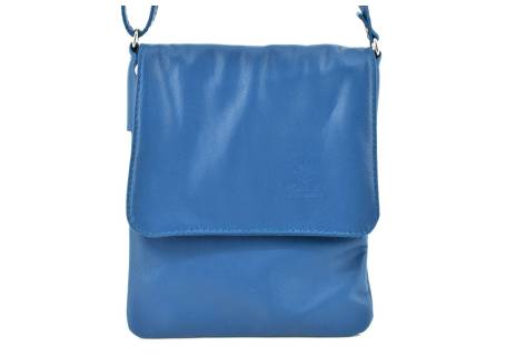 Dámská kožená crossbody kabelka s klopnou Arteddy