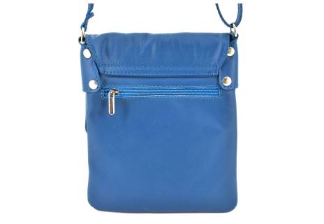 Dámská kožená crossbody kabelka s klopnou Arteddy