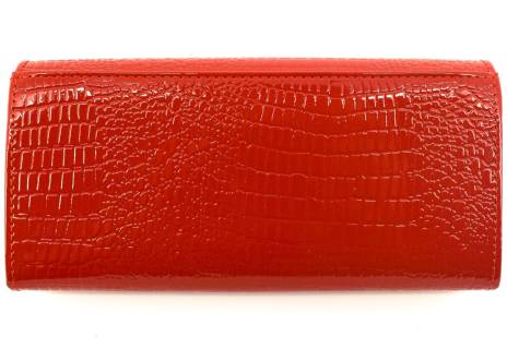 Dámská kožená lakovaná peněženka Klavier